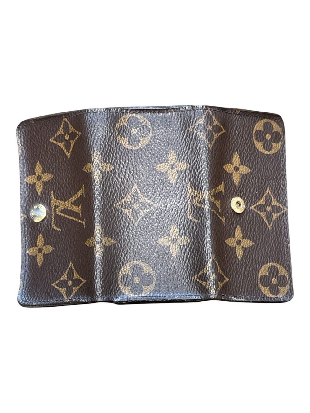 Louis Vuitton Key Holder wallet case Monogram Pouch with Dust Bag 4x2” Authentic - Picture 4 of 15